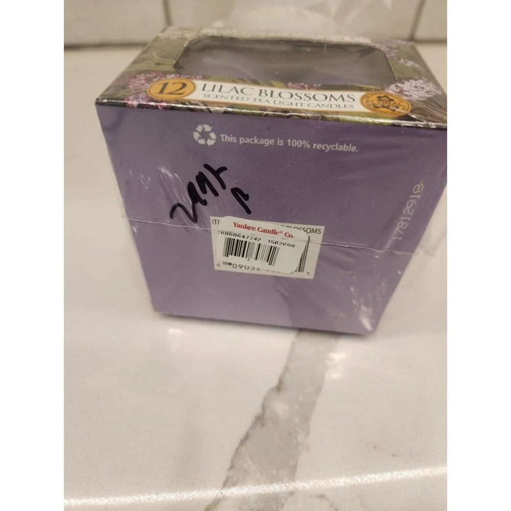Yankee Candle Easter Bunny On Nest Lilac Blossoms Tea Light Candles Set Of 12
